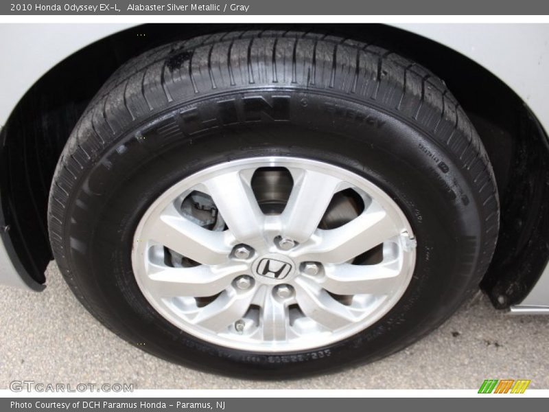 Alabaster Silver Metallic / Gray 2010 Honda Odyssey EX-L