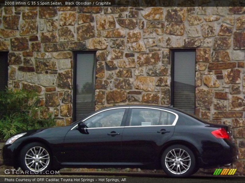 Black Obsidian / Graphite 2008 Infiniti G 35 S Sport Sedan