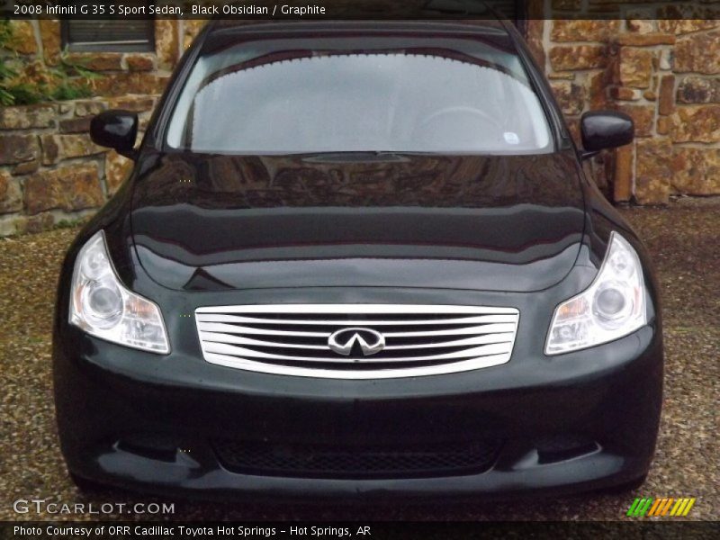 Black Obsidian / Graphite 2008 Infiniti G 35 S Sport Sedan