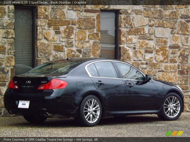 Black Obsidian / Graphite 2008 Infiniti G 35 S Sport Sedan