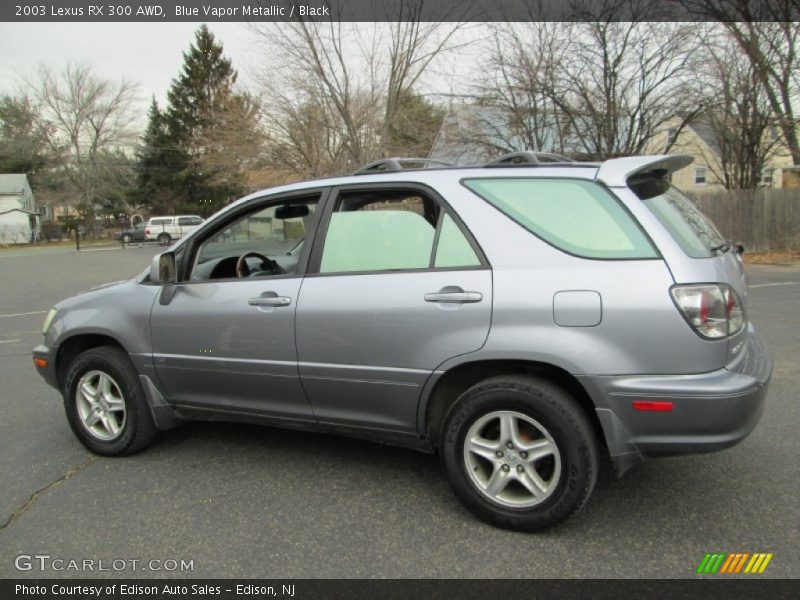 Blue Vapor Metallic / Black 2003 Lexus RX 300 AWD