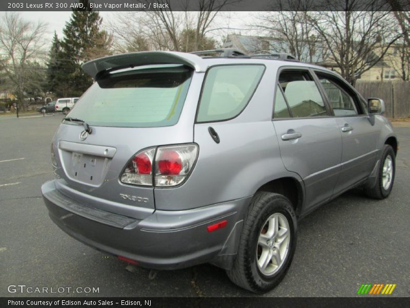 Blue Vapor Metallic / Black 2003 Lexus RX 300 AWD