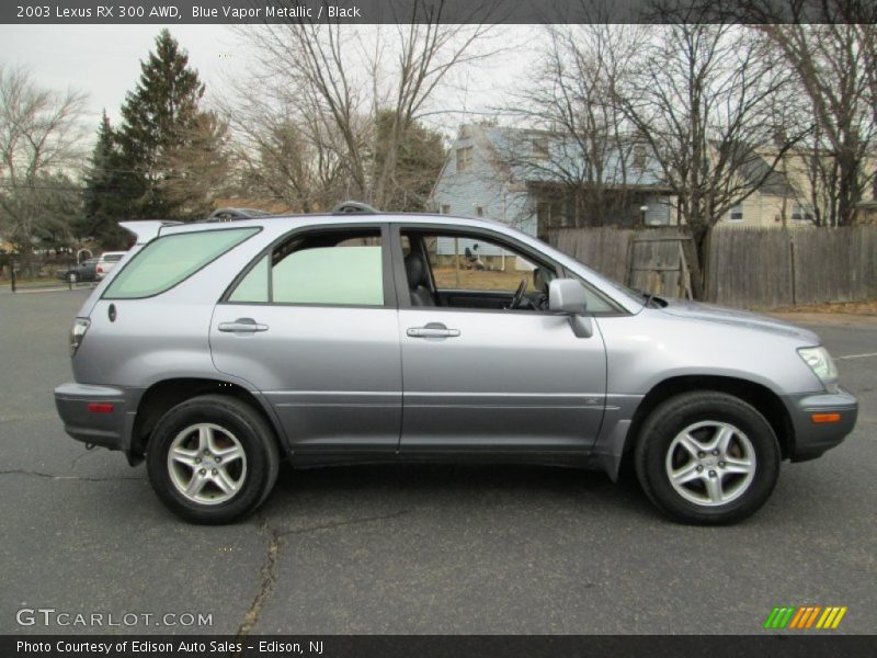 Blue Vapor Metallic / Black 2003 Lexus RX 300 AWD
