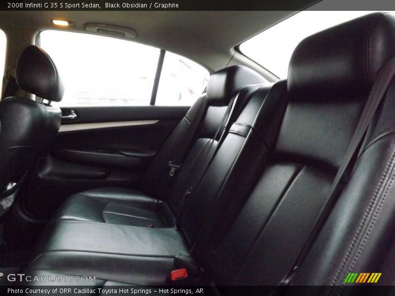 Black Obsidian / Graphite 2008 Infiniti G 35 S Sport Sedan