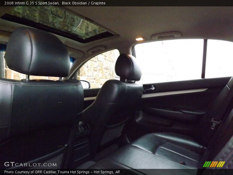 Black Obsidian / Graphite 2008 Infiniti G 35 S Sport Sedan