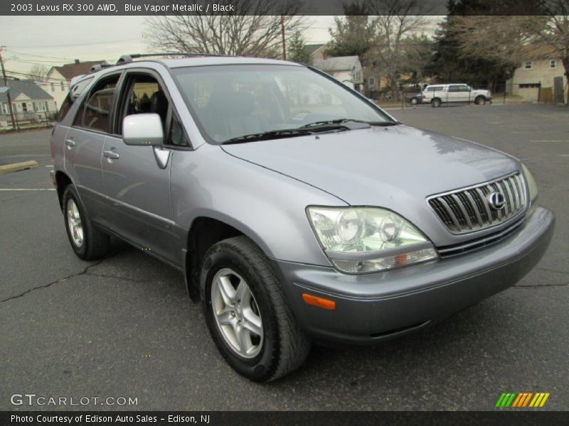 Blue Vapor Metallic / Black 2003 Lexus RX 300 AWD