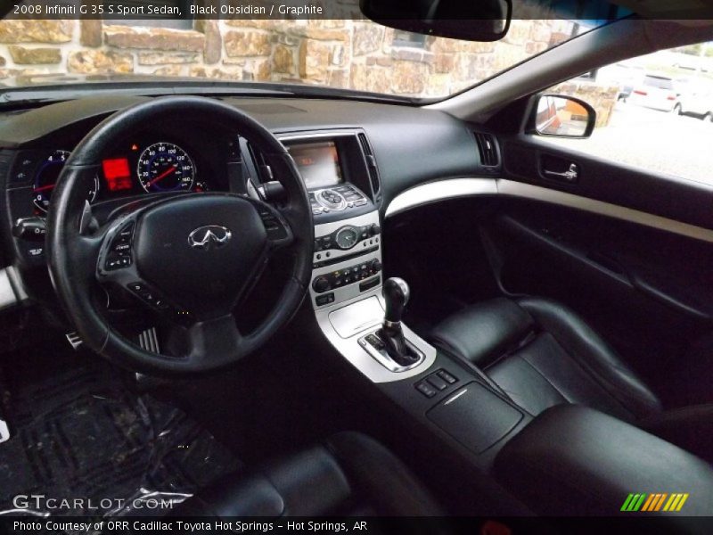 Graphite Interior - 2008 G 35 S Sport Sedan 