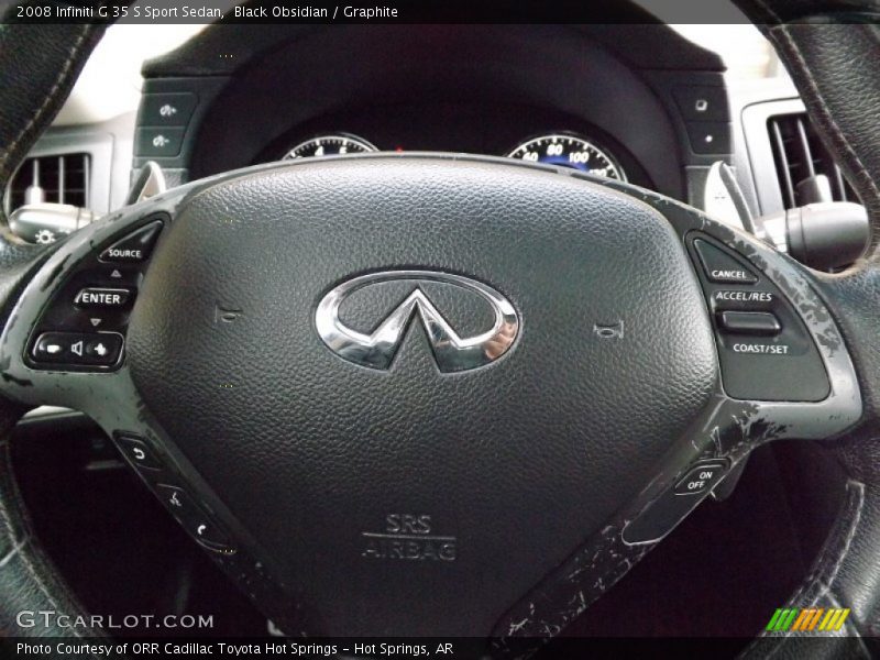 Controls of 2008 G 35 S Sport Sedan