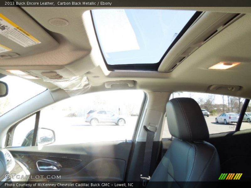 Sunroof of 2013 Encore Leather