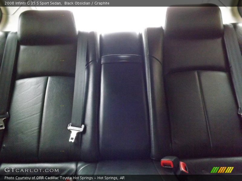 Black Obsidian / Graphite 2008 Infiniti G 35 S Sport Sedan