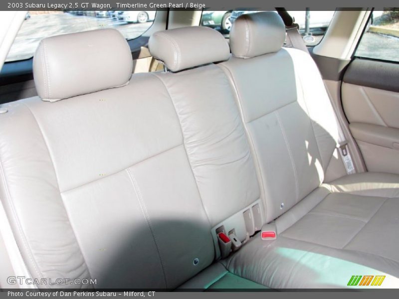 Timberline Green Pearl / Beige 2003 Subaru Legacy 2.5 GT Wagon