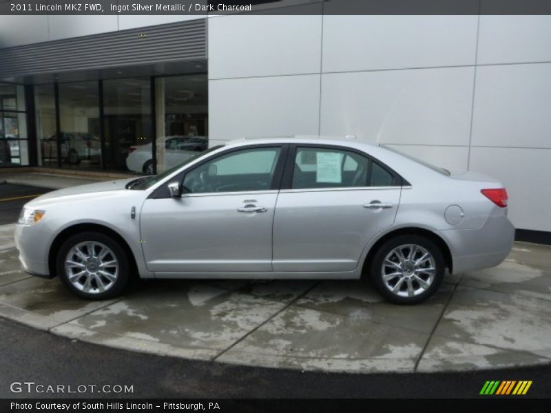 Ingot Silver Metallic / Dark Charcoal 2011 Lincoln MKZ FWD