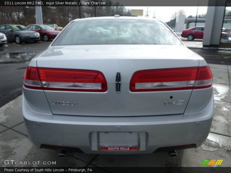 Ingot Silver Metallic / Dark Charcoal 2011 Lincoln MKZ FWD