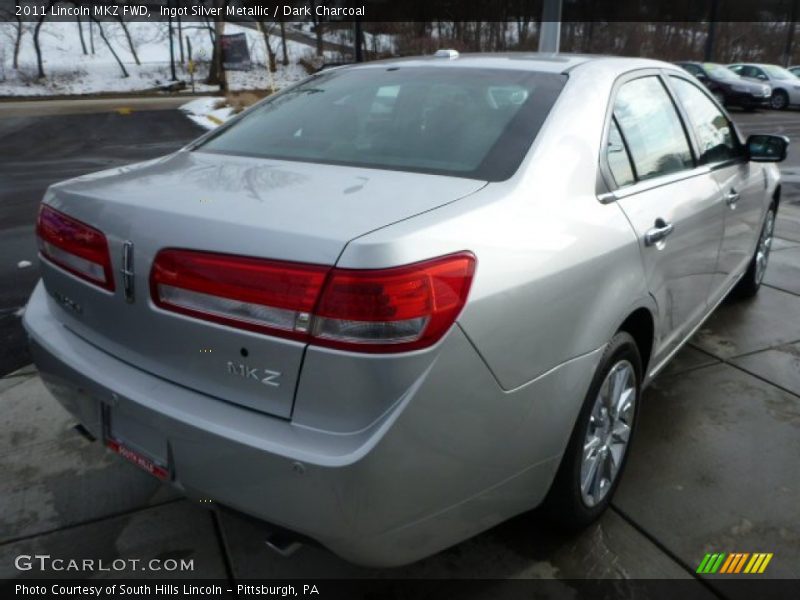 Ingot Silver Metallic / Dark Charcoal 2011 Lincoln MKZ FWD