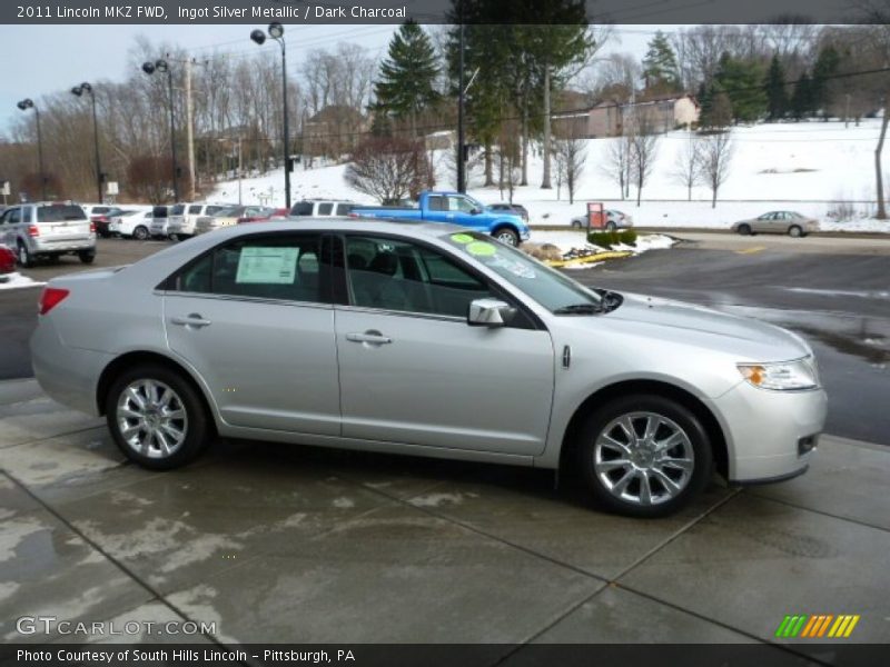 Ingot Silver Metallic / Dark Charcoal 2011 Lincoln MKZ FWD