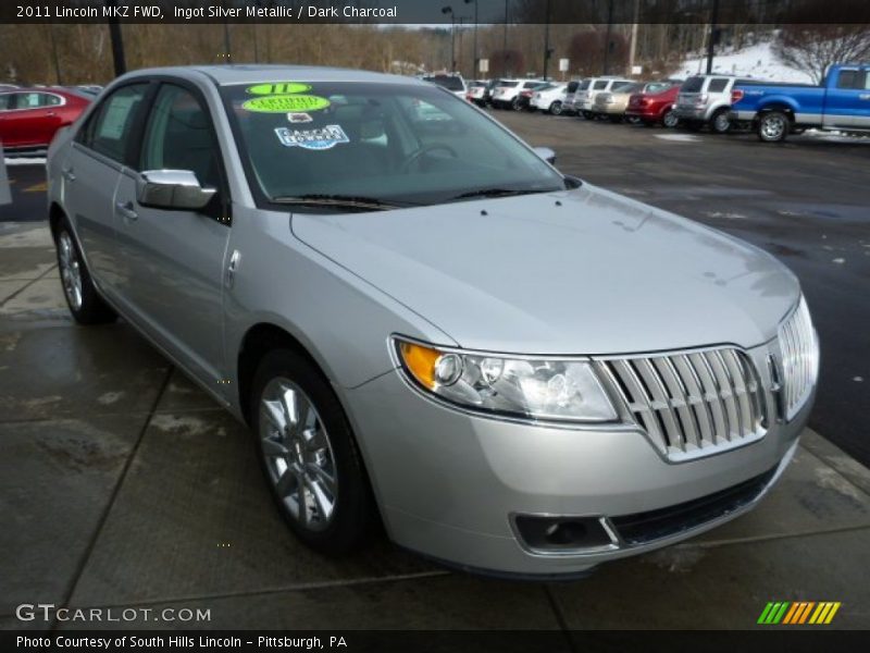 Ingot Silver Metallic / Dark Charcoal 2011 Lincoln MKZ FWD