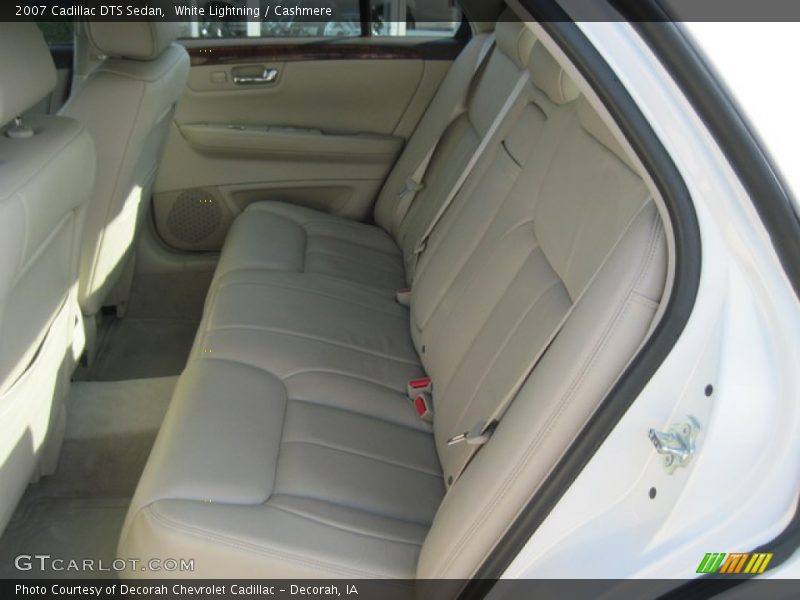 Rear Seat of 2007 DTS Sedan