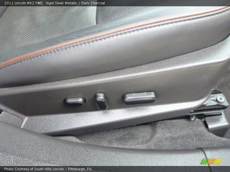 Ingot Silver Metallic / Dark Charcoal 2011 Lincoln MKZ FWD
