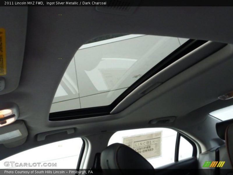 Ingot Silver Metallic / Dark Charcoal 2011 Lincoln MKZ FWD