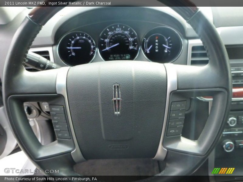 Ingot Silver Metallic / Dark Charcoal 2011 Lincoln MKZ FWD