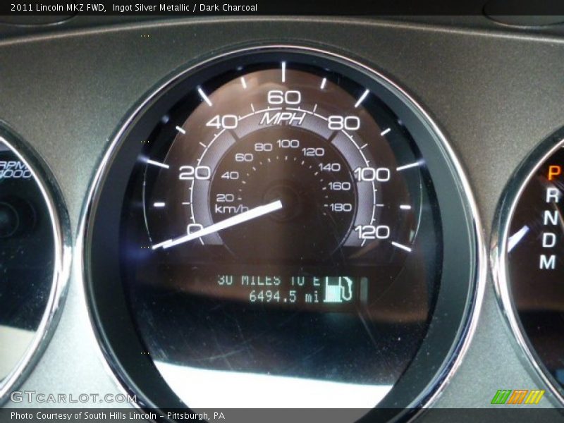 Ingot Silver Metallic / Dark Charcoal 2011 Lincoln MKZ FWD