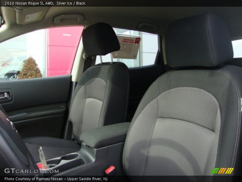Silver Ice / Black 2010 Nissan Rogue SL AWD