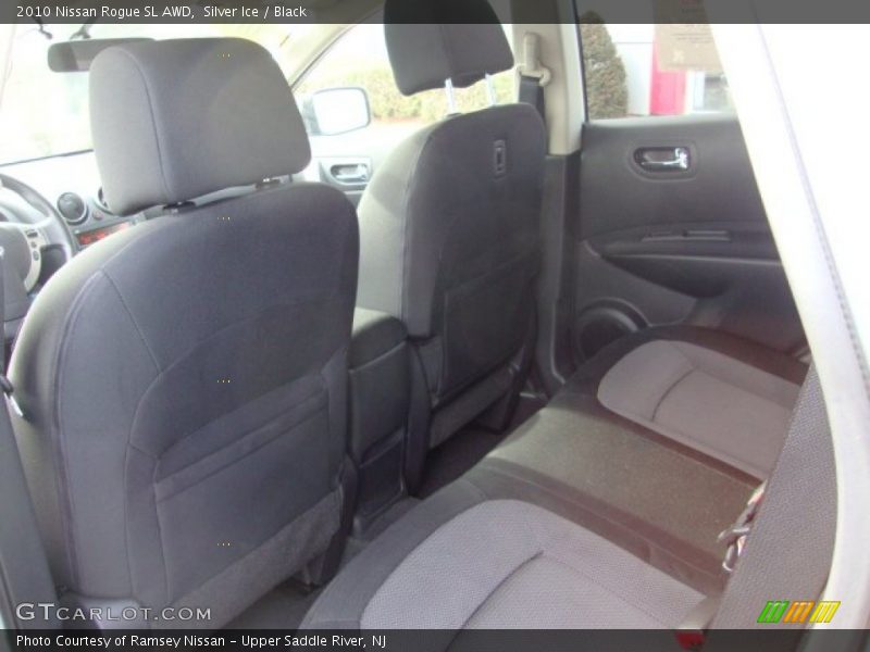 Silver Ice / Black 2010 Nissan Rogue SL AWD