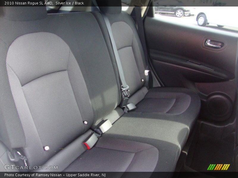 Silver Ice / Black 2010 Nissan Rogue SL AWD