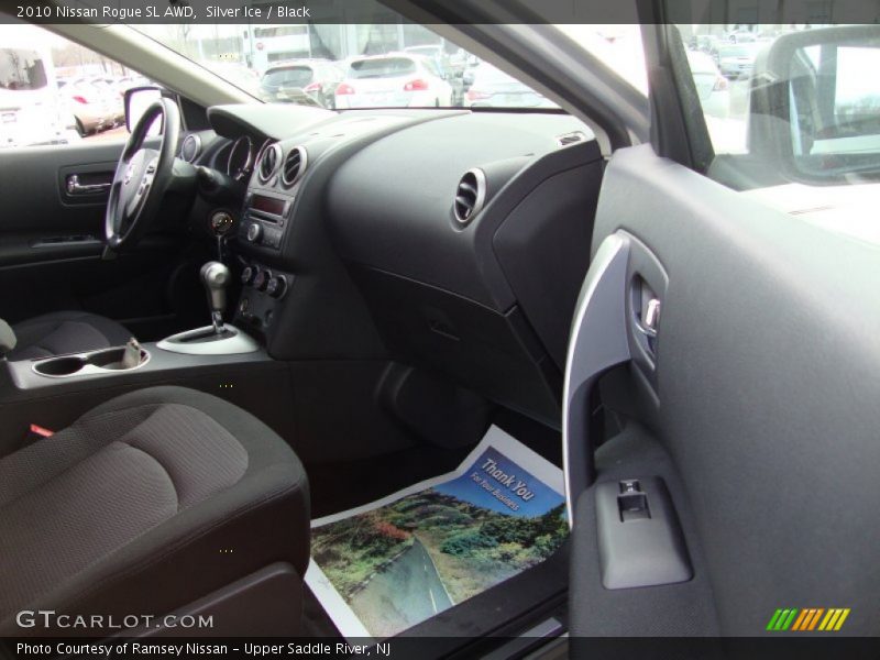 Silver Ice / Black 2010 Nissan Rogue SL AWD