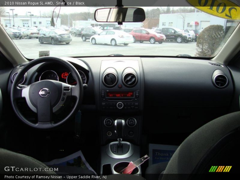 Silver Ice / Black 2010 Nissan Rogue SL AWD