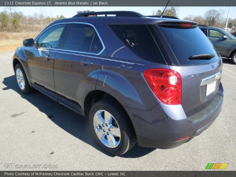 Atlantis Blue Metallic / Jet Black 2013 Chevrolet Equinox LT