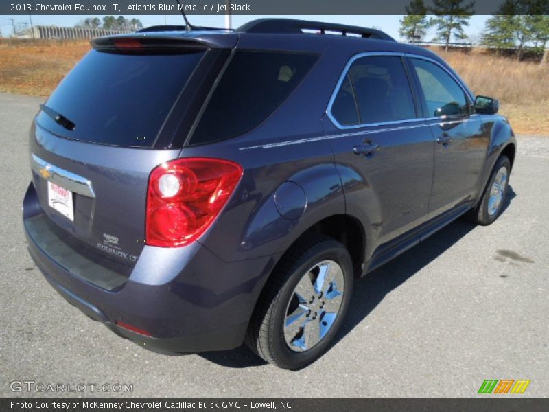 Atlantis Blue Metallic / Jet Black 2013 Chevrolet Equinox LT