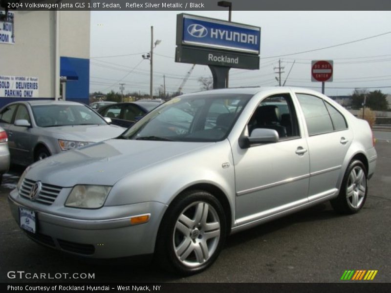 Reflex Silver Metallic / Black 2004 Volkswagen Jetta GLS 1.8T Sedan