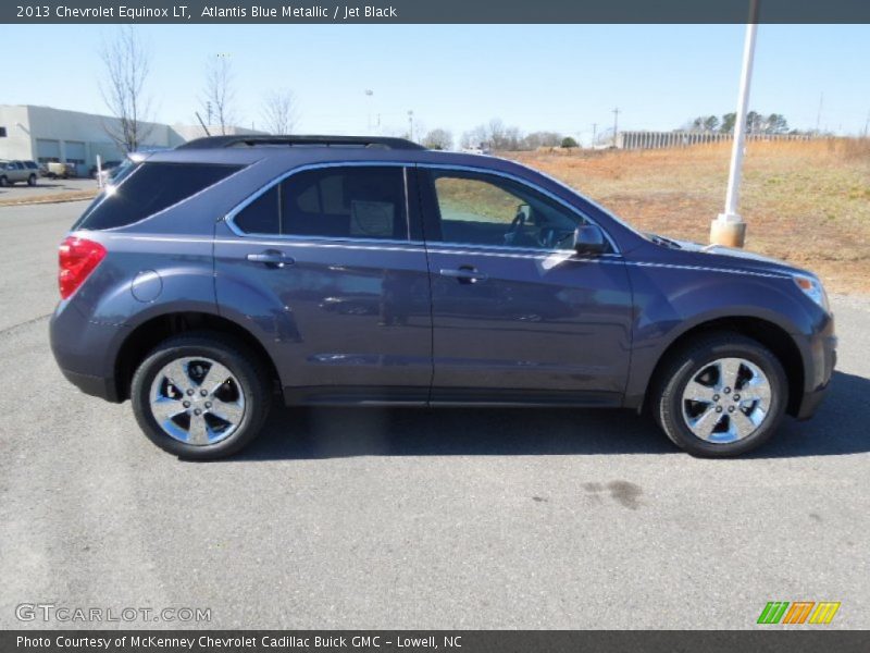 Atlantis Blue Metallic / Jet Black 2013 Chevrolet Equinox LT