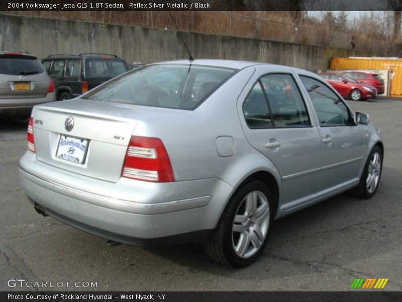 Reflex Silver Metallic / Black 2004 Volkswagen Jetta GLS 1.8T Sedan