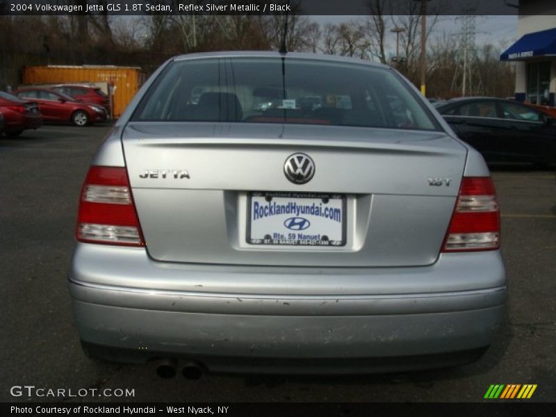 Reflex Silver Metallic / Black 2004 Volkswagen Jetta GLS 1.8T Sedan