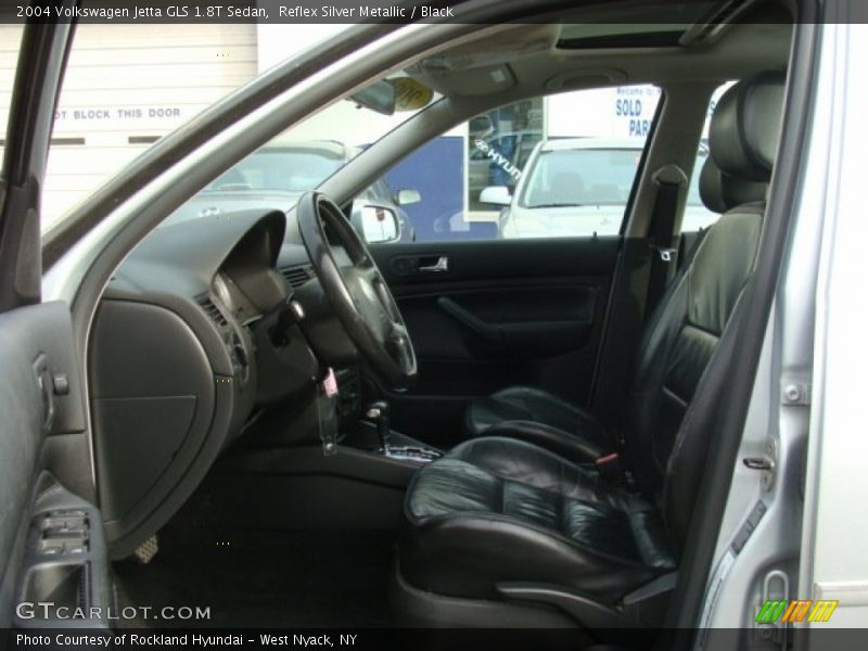 Reflex Silver Metallic / Black 2004 Volkswagen Jetta GLS 1.8T Sedan