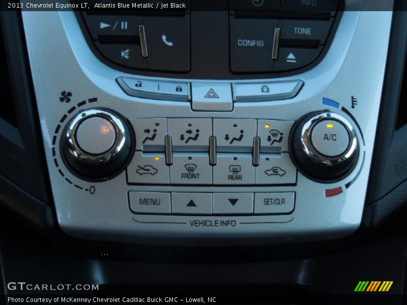Atlantis Blue Metallic / Jet Black 2013 Chevrolet Equinox LT