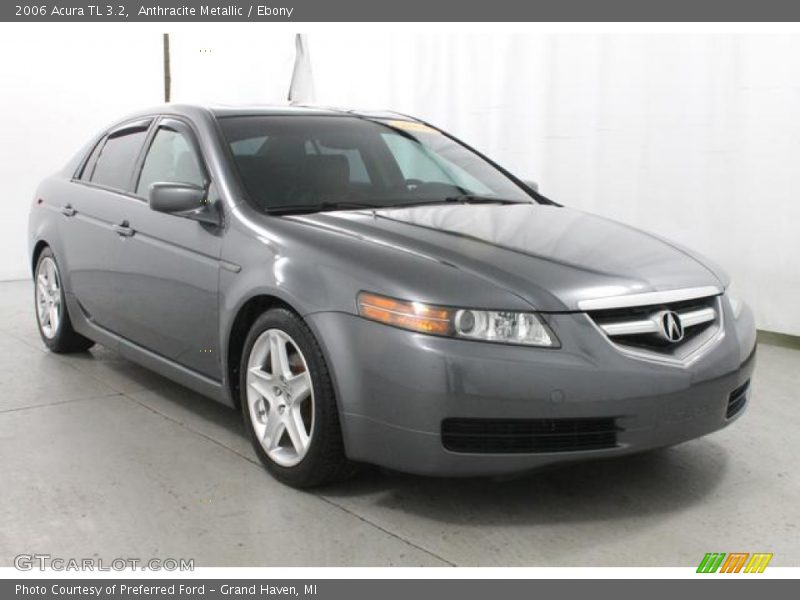 Anthracite Metallic / Ebony 2006 Acura TL 3.2