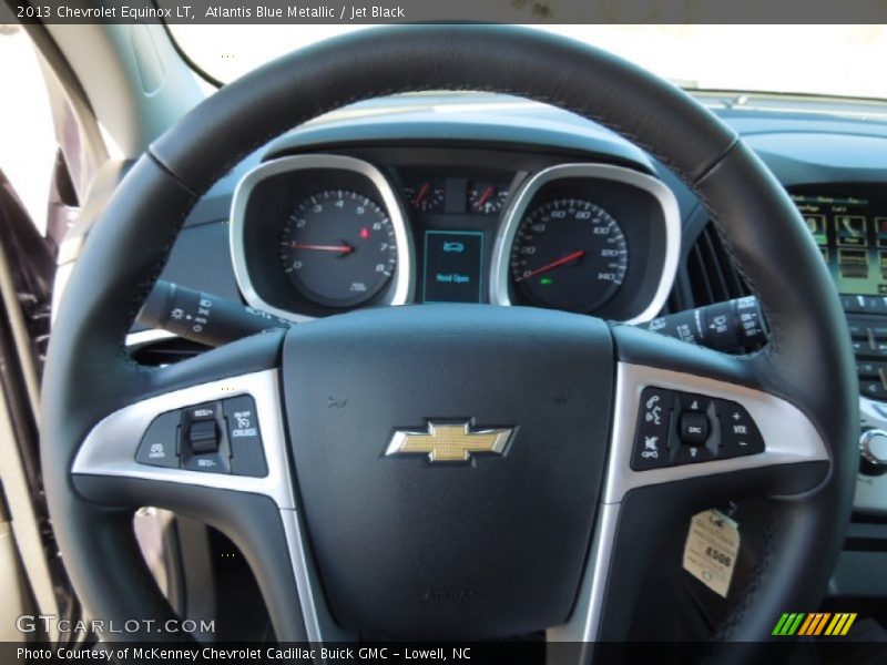 Atlantis Blue Metallic / Jet Black 2013 Chevrolet Equinox LT