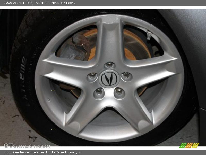 Anthracite Metallic / Ebony 2006 Acura TL 3.2