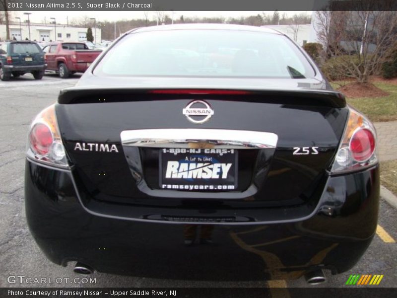 Super Black / Charcoal 2012 Nissan Altima 2.5 S