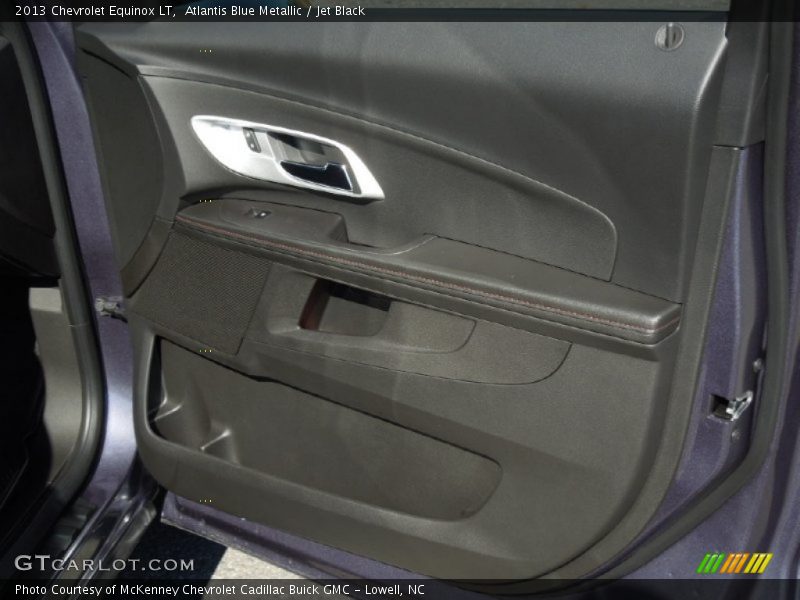 Atlantis Blue Metallic / Jet Black 2013 Chevrolet Equinox LT