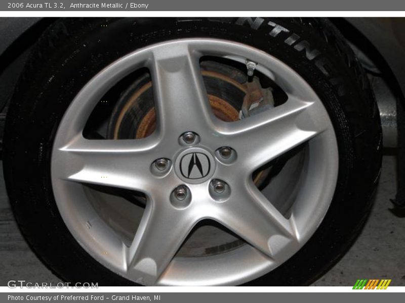 Anthracite Metallic / Ebony 2006 Acura TL 3.2