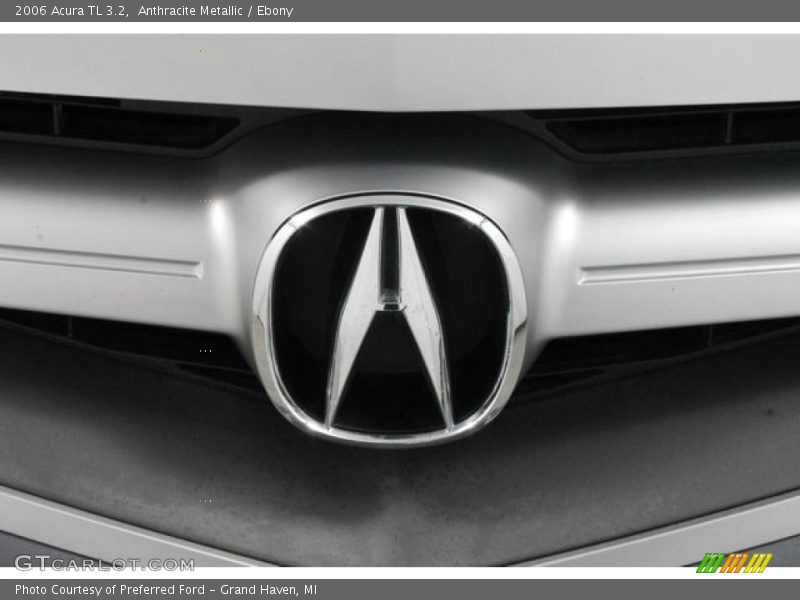 Anthracite Metallic / Ebony 2006 Acura TL 3.2