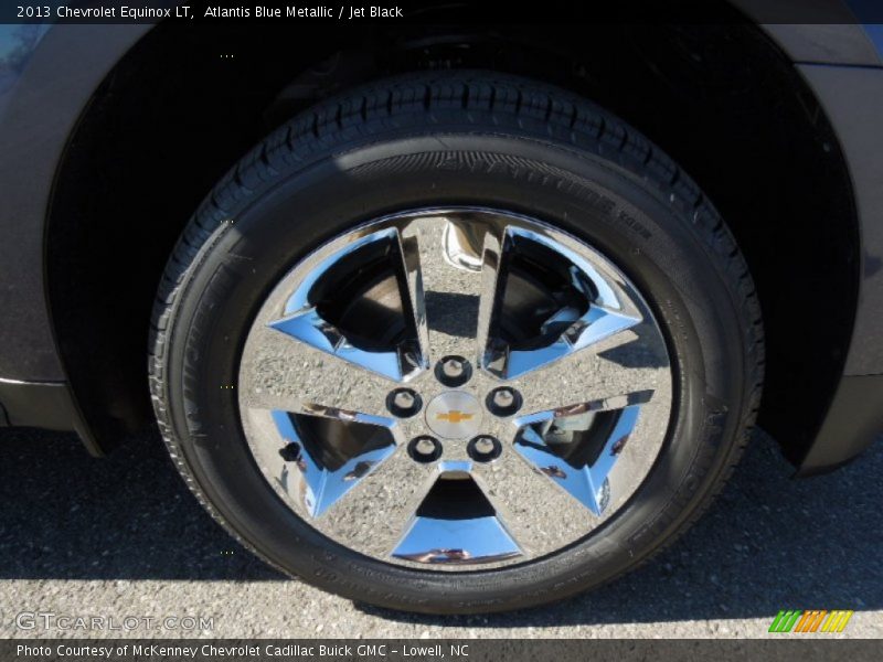 Atlantis Blue Metallic / Jet Black 2013 Chevrolet Equinox LT