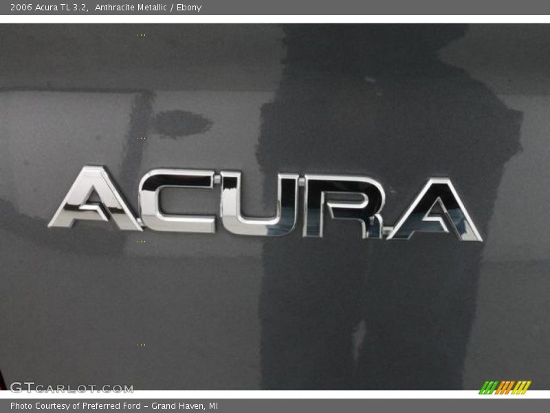 Anthracite Metallic / Ebony 2006 Acura TL 3.2