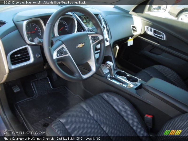 Atlantis Blue Metallic / Jet Black 2013 Chevrolet Equinox LT