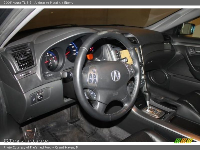 Anthracite Metallic / Ebony 2006 Acura TL 3.2