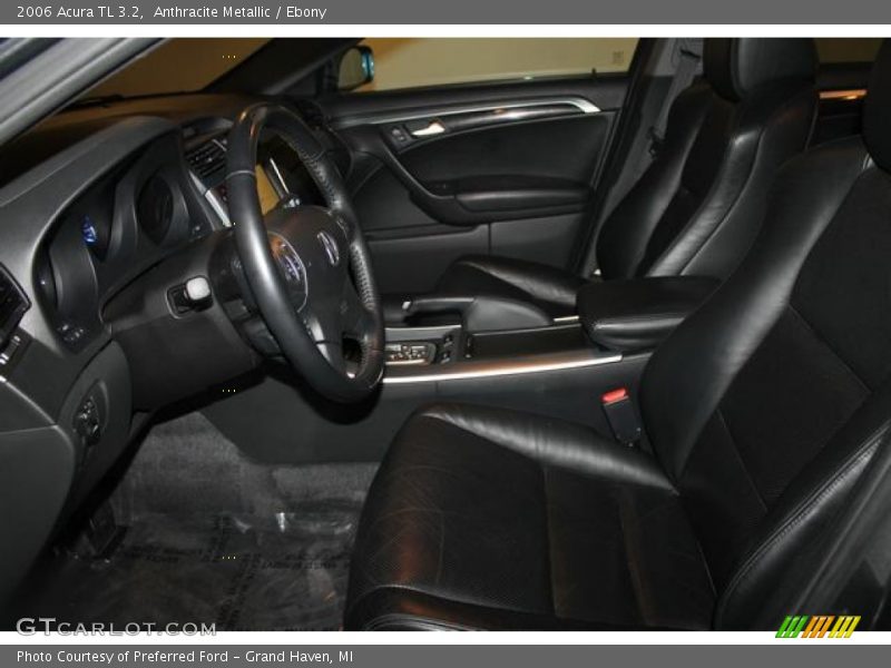 Anthracite Metallic / Ebony 2006 Acura TL 3.2
